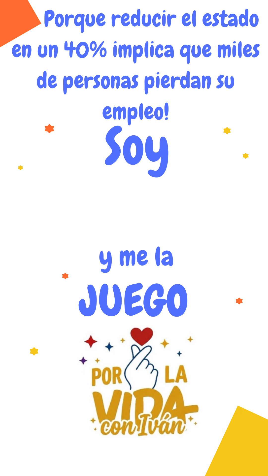 Porque reducir el estado en un 40% implica que miles de personas pierdan su empleo!
